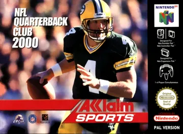 NFL Quarterback Club 2000 (Europe) box cover front